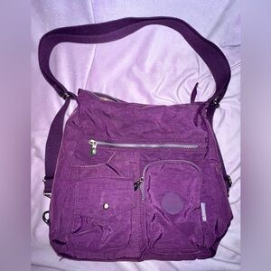 Purple Convertible Crossbody Bag